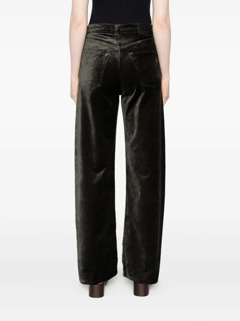 Citizen Of Humanity Straight-leg Trousers In Green
