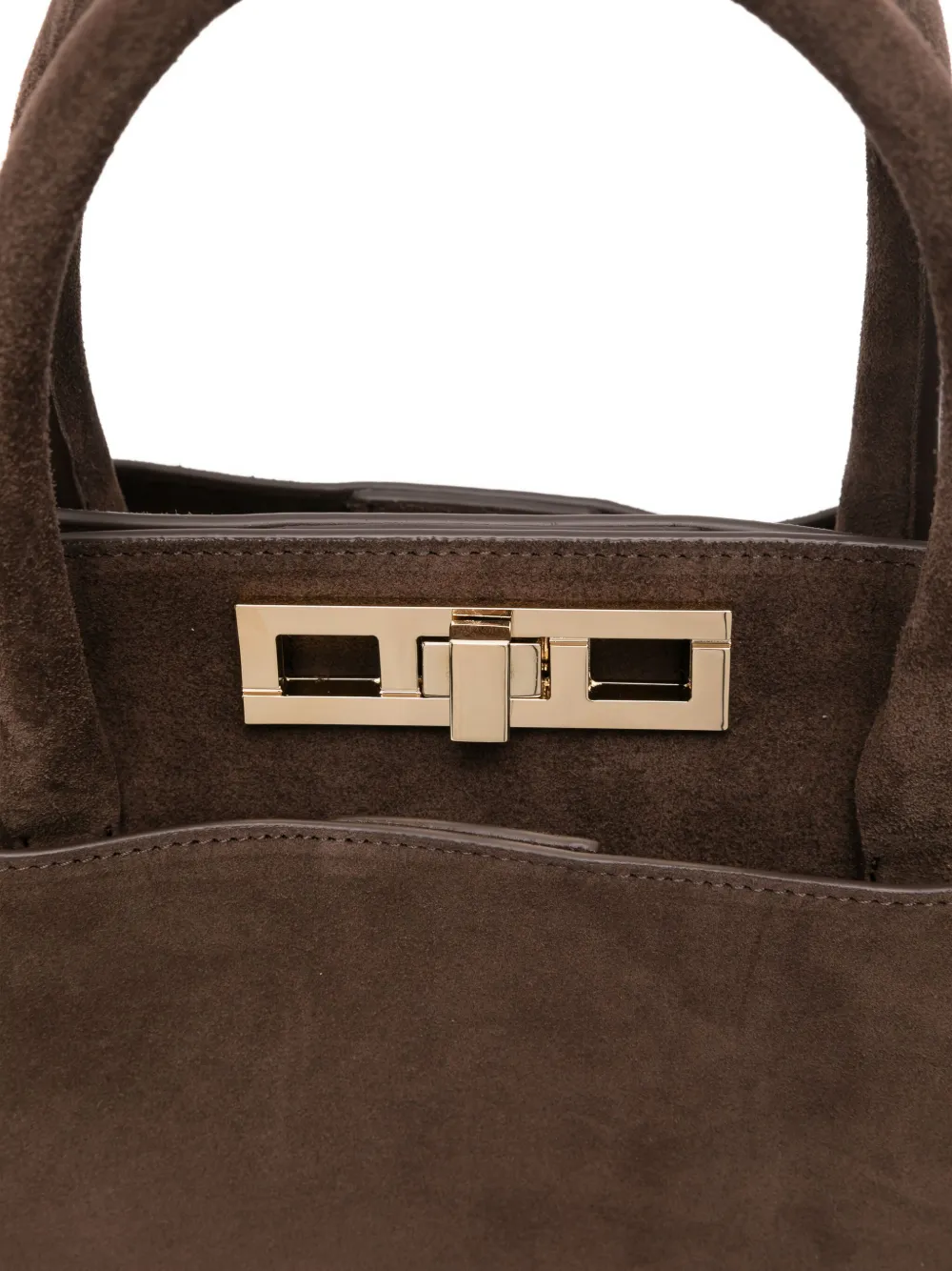 Fabiana Filippi Suède mini-tas Bruin