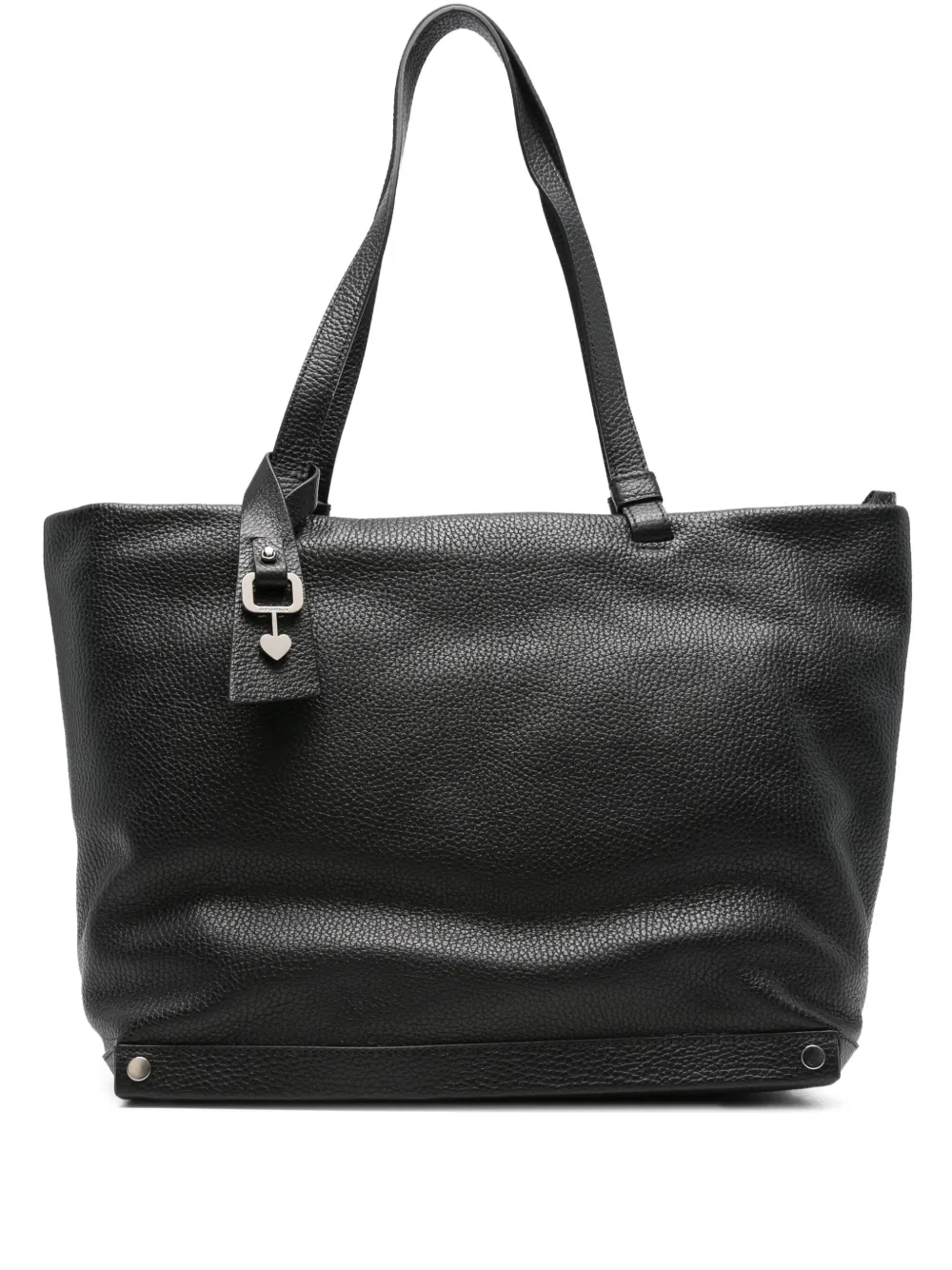 cromia leather tote bag - Nero