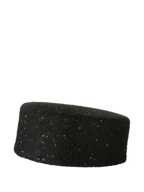 Maison Michel sequin-embellished cashmere hat