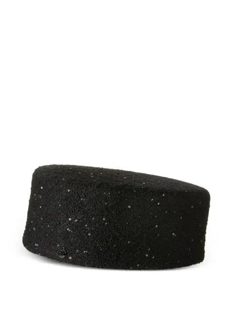 Maison Michel sequin-embellished cashmere hat