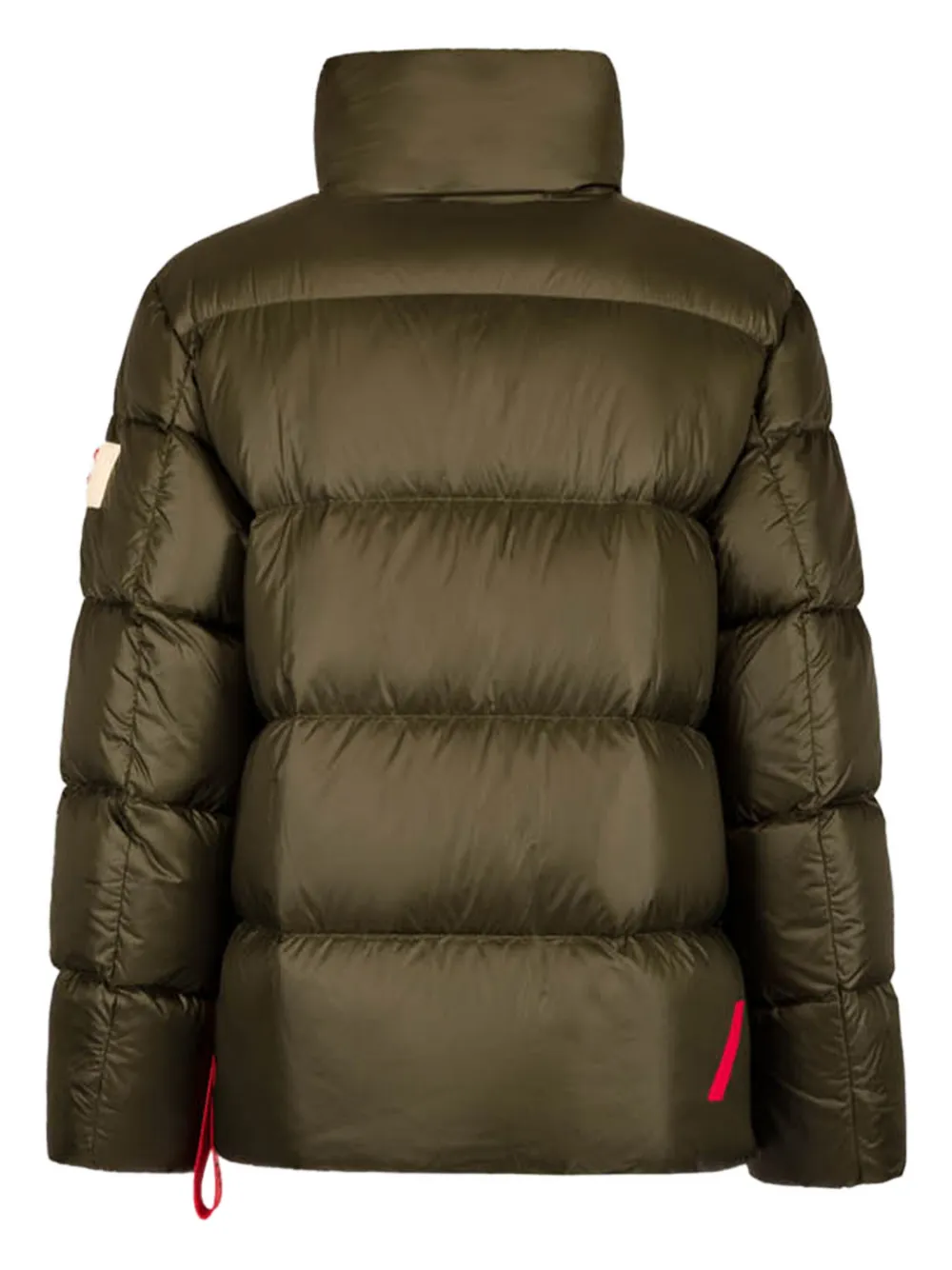 After Label Press-stud Puffer Jacket In Green