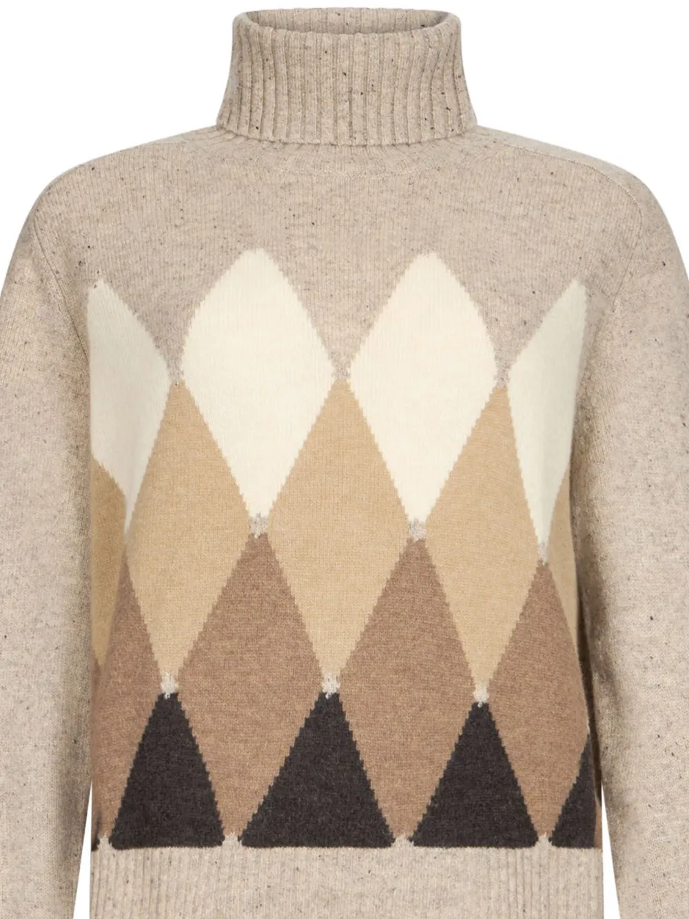 Ballantyne argyle roll-neck sweater | Knitted Sweaters | Image 2