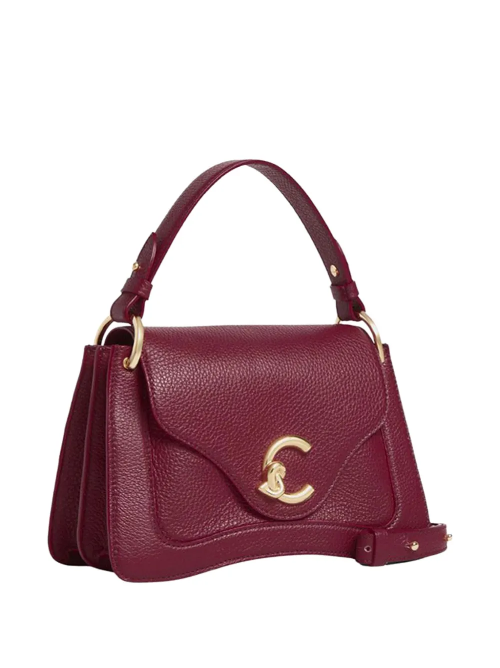 Coccinelle small C-Me flap leather shoulder bag | Image 2