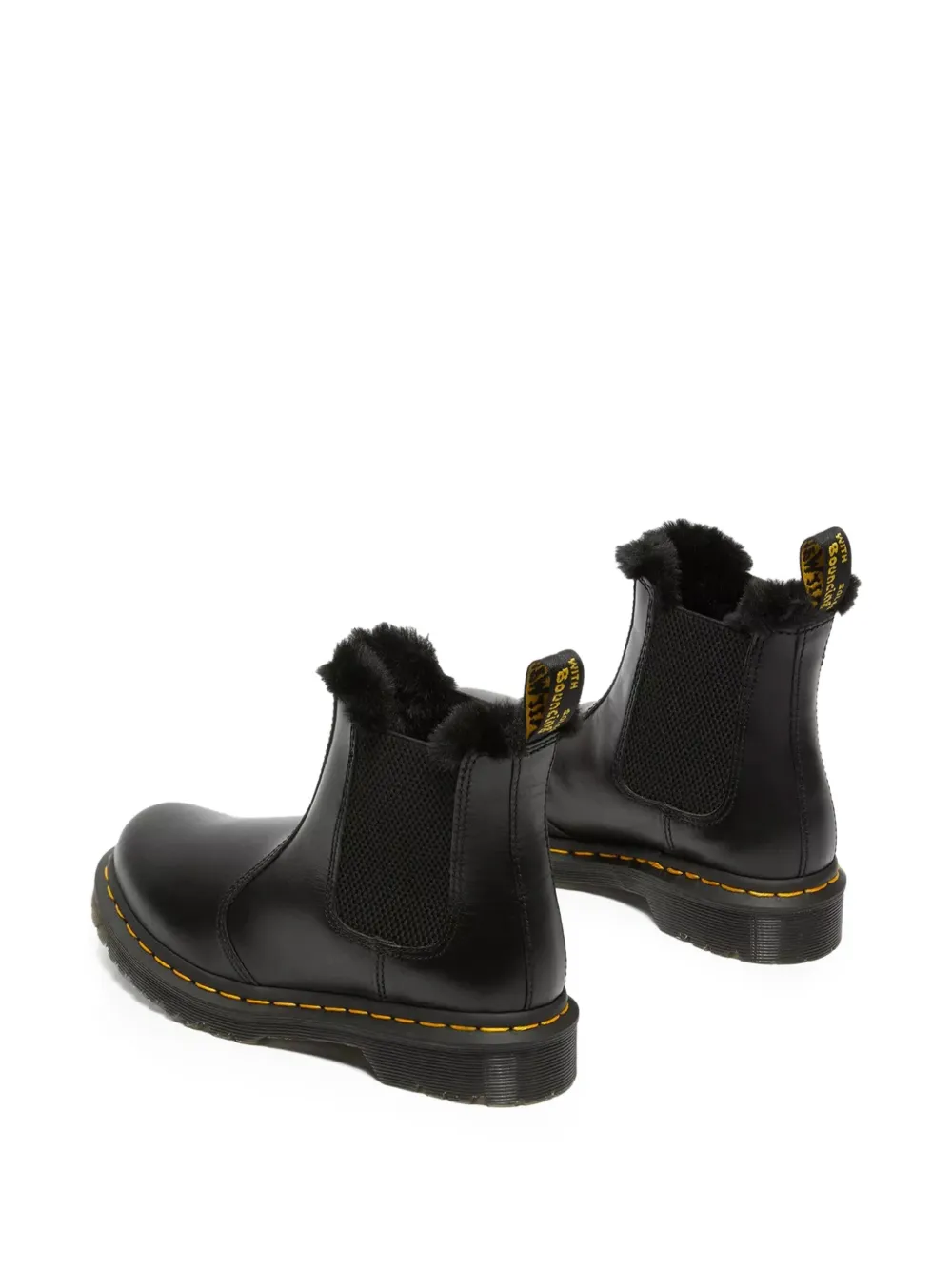 Dr. Martens Laarzen met elastische zijkant Zwart