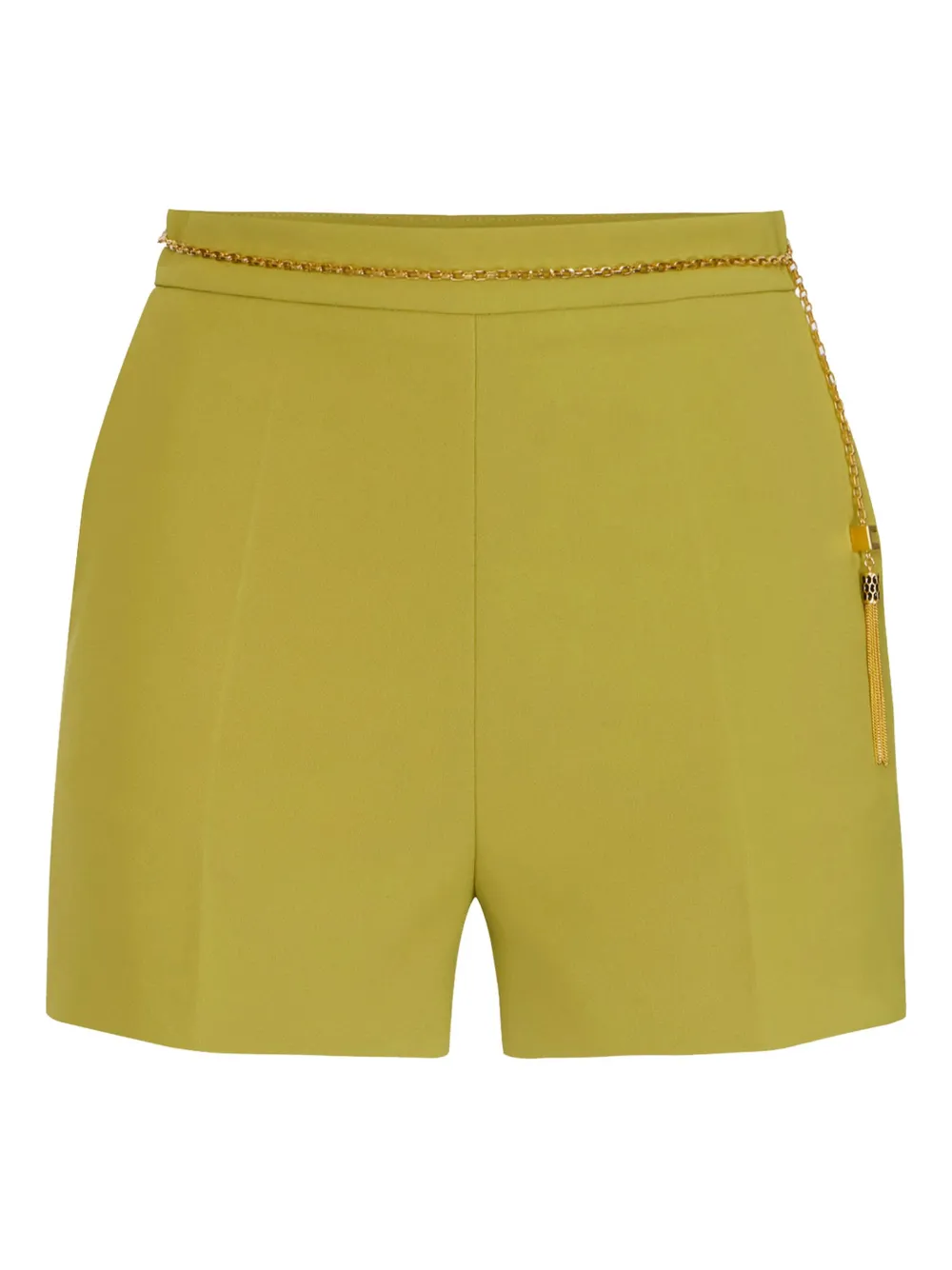 Elisabetta Franchi chain-embellished tassel-detail shorts | Yellow | Image 1