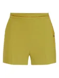 Elisabetta Franchi chain-embellished tassel-detail shorts - Yellow