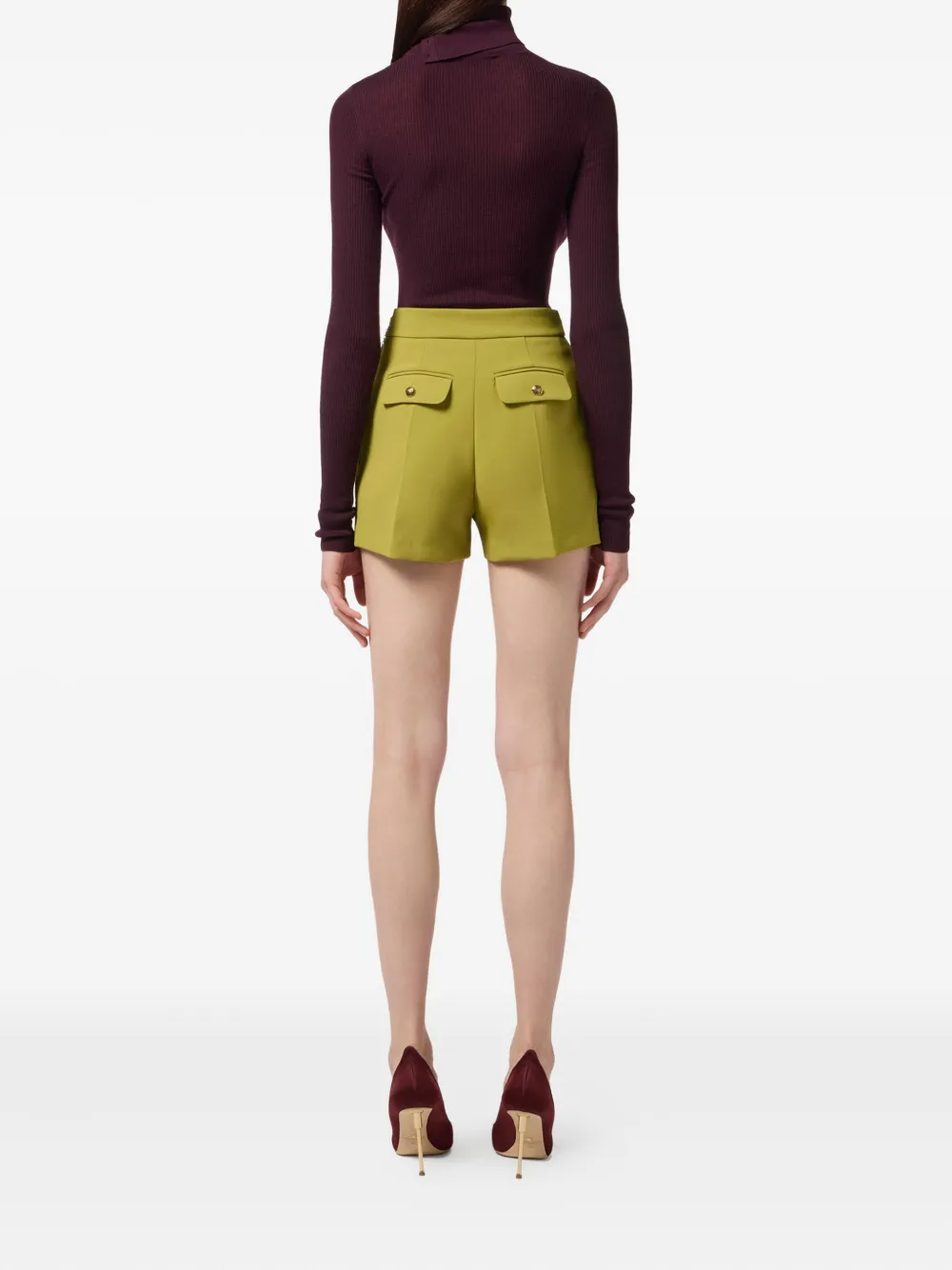 Elisabetta Franchi chain-embellished tassel-detail shorts | Tailored Shorts | Image 2