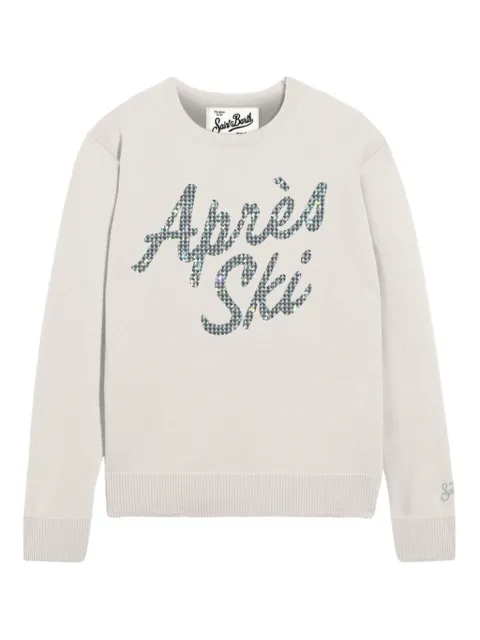 MC2 Saint Barth lettering-detail sweater