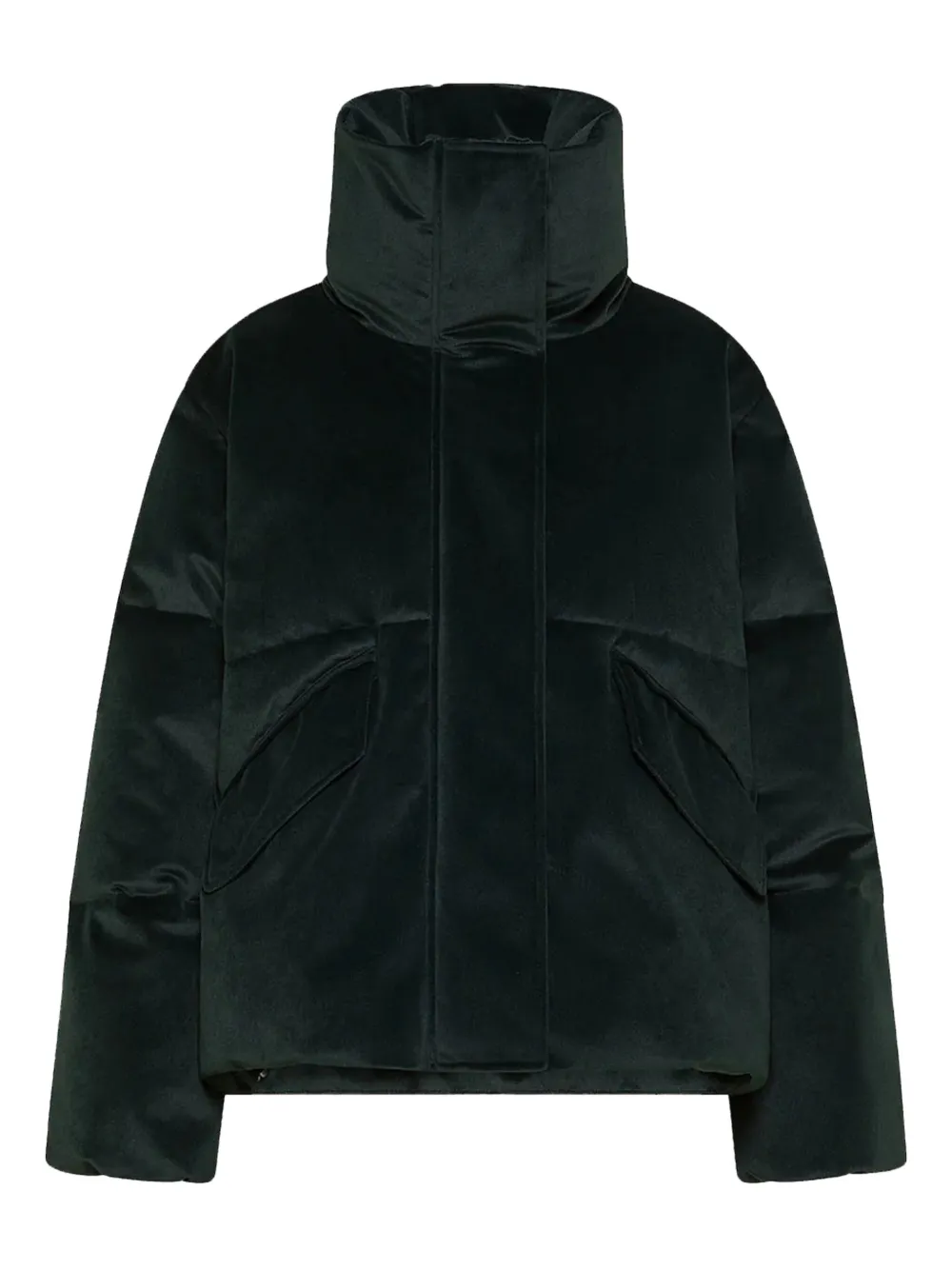 OOF WEAR high-neck puffer jacket | Green | Image 1