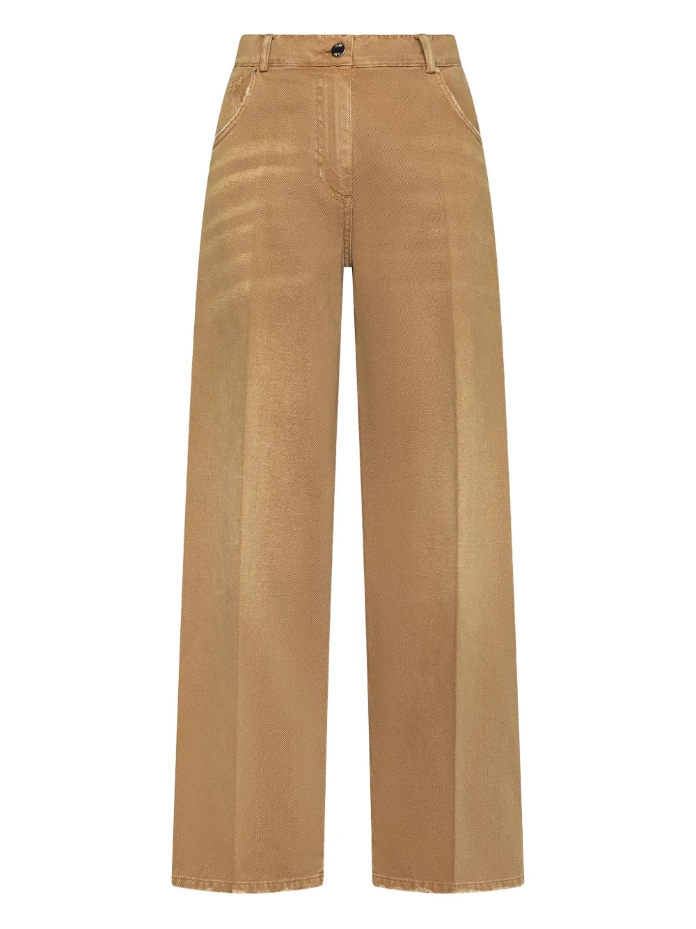 Seventy Whiskering-effect Jeans In Brown
