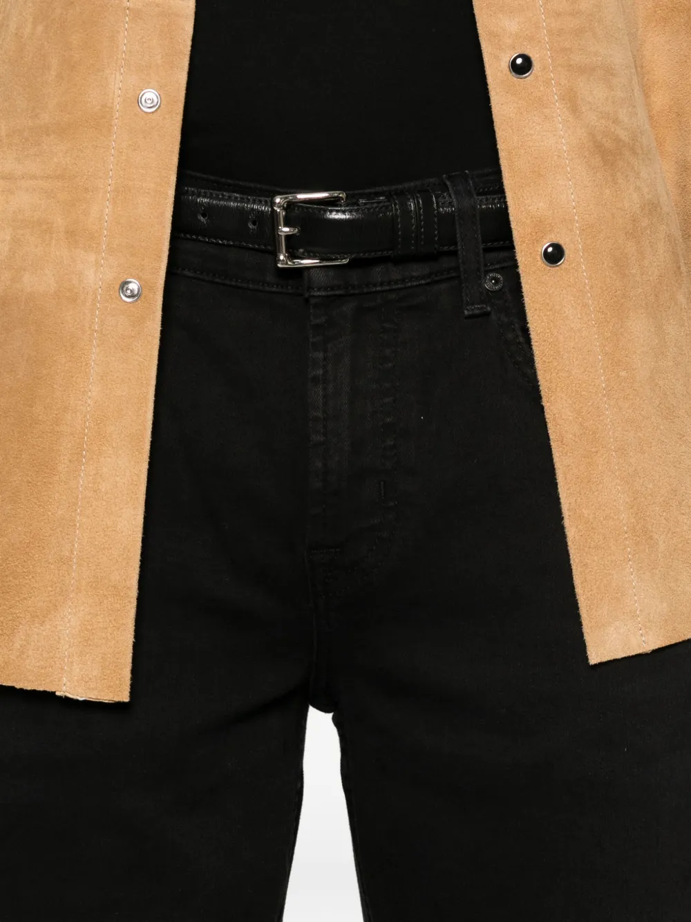 7 For All Mankind Bootcut Jeans In Black