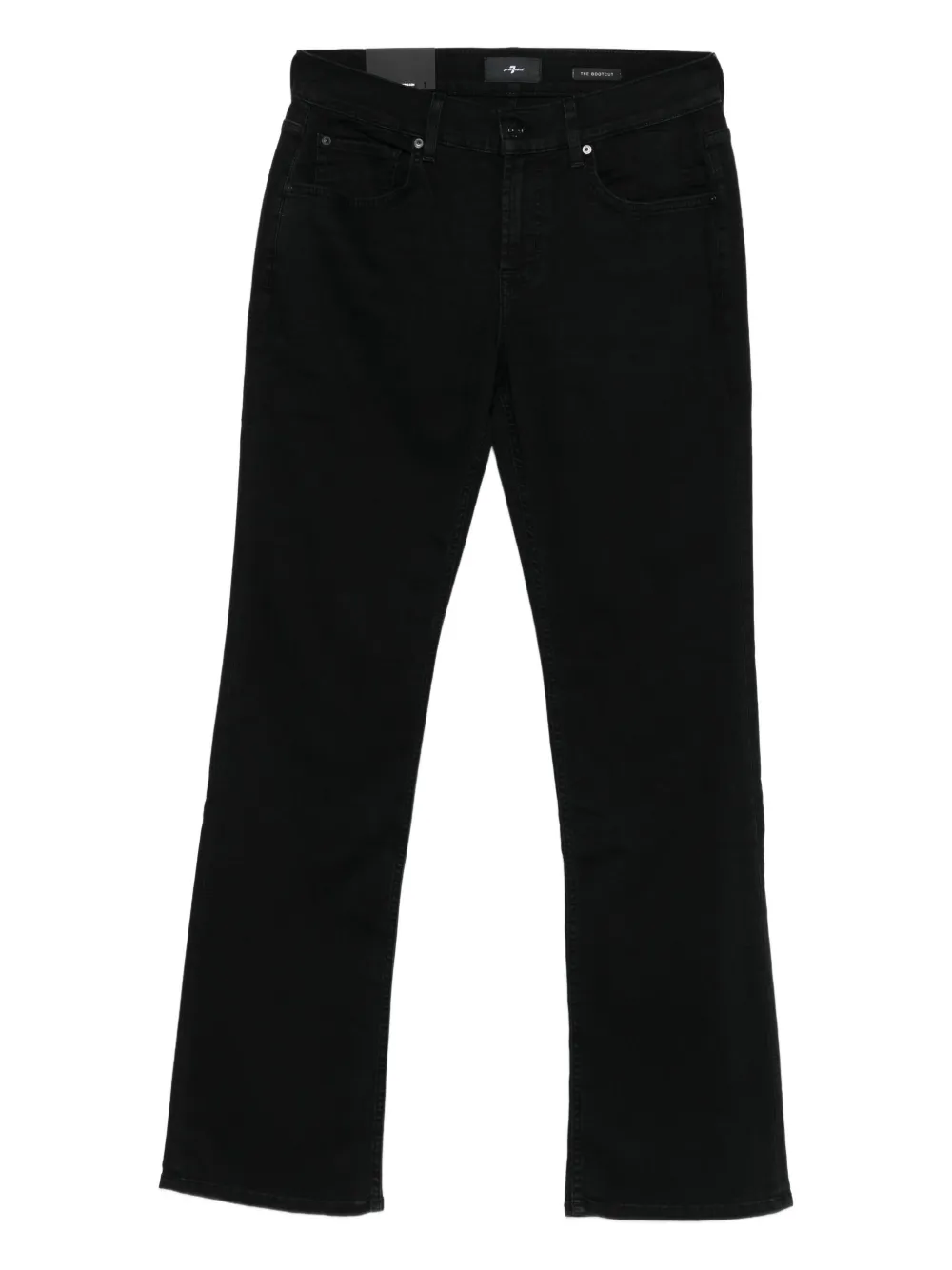 7 For All Mankind Bootcut Jeans In Black