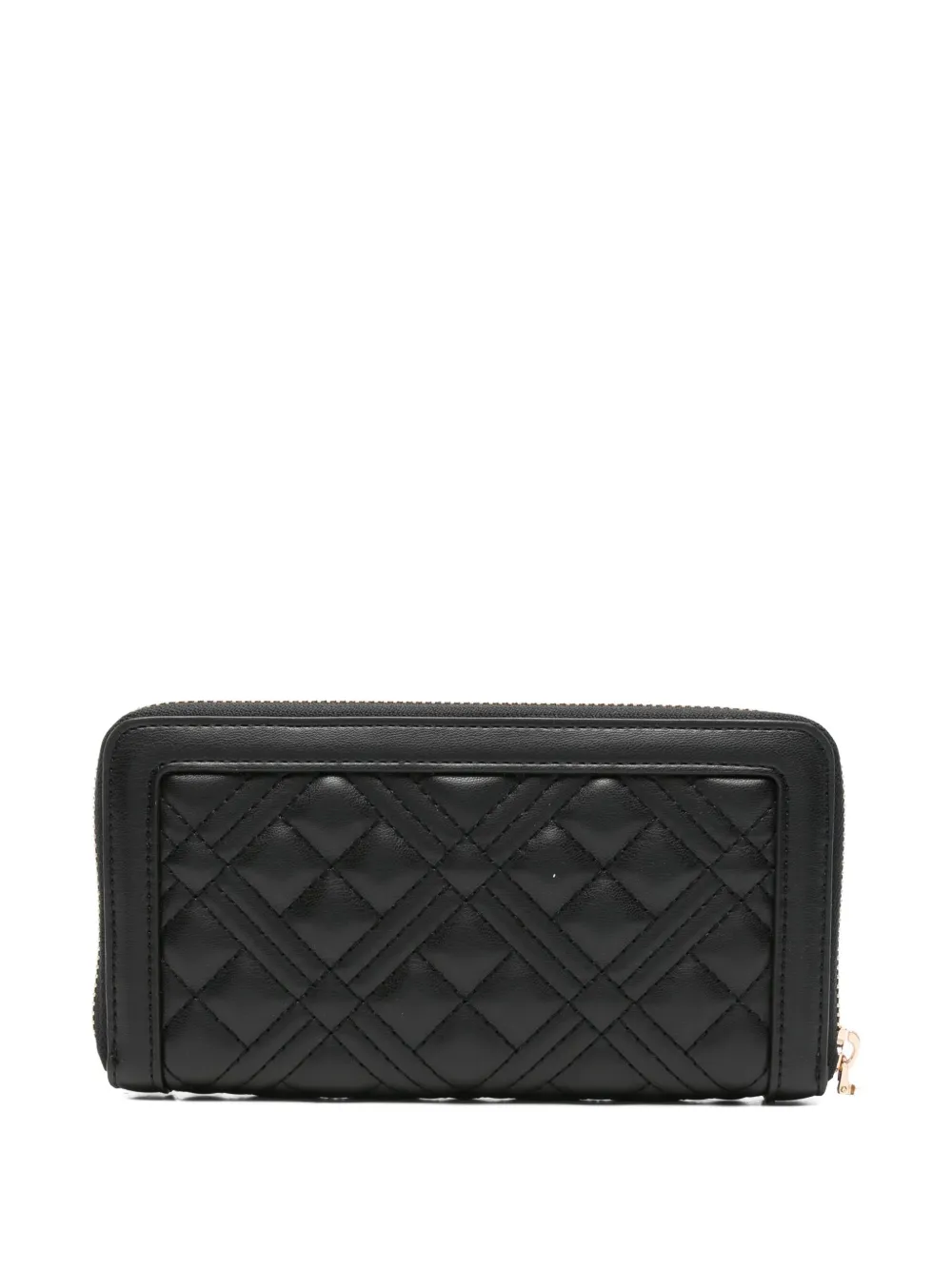 Love Moschino quilted wallet - Zwart