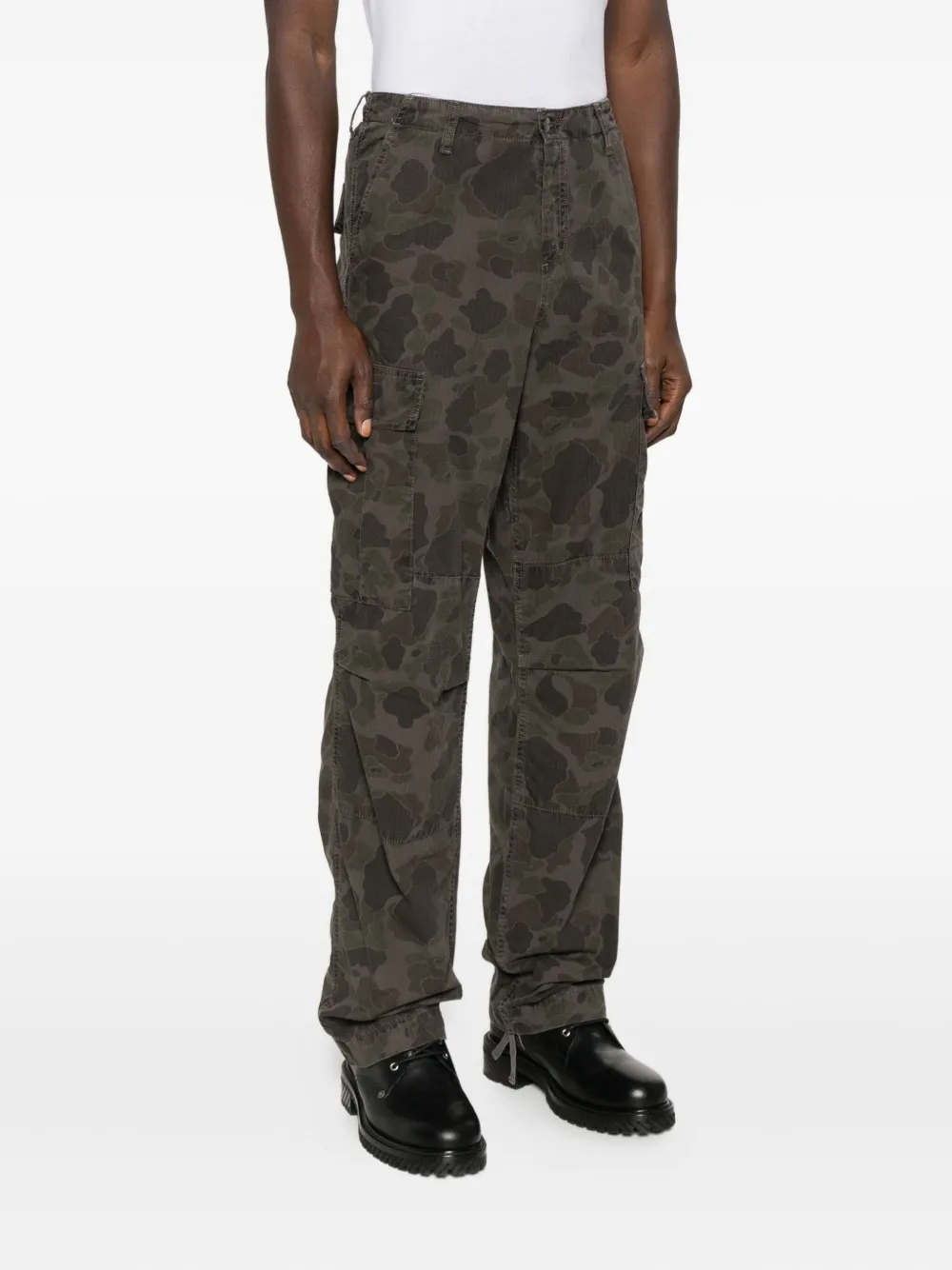 Carhartt WIP Duck cargo trousers - Groen