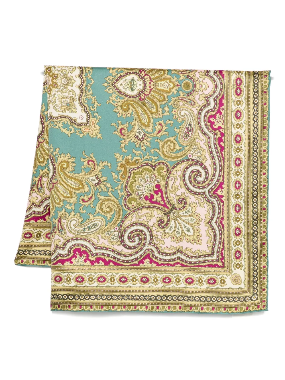Alemais Paisley-patterned Silk Scarf In Multi