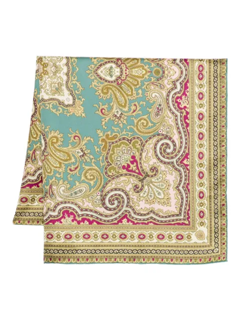 ALEMAIS paisley-patterned silk scarf