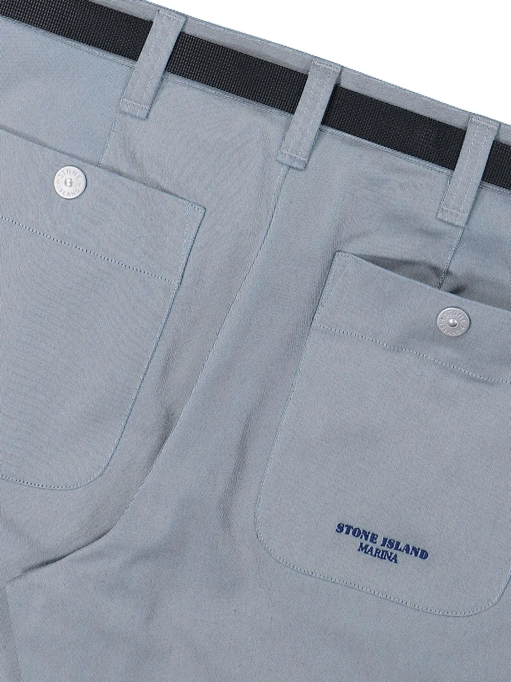 Stone Island Plooibroek Blauw