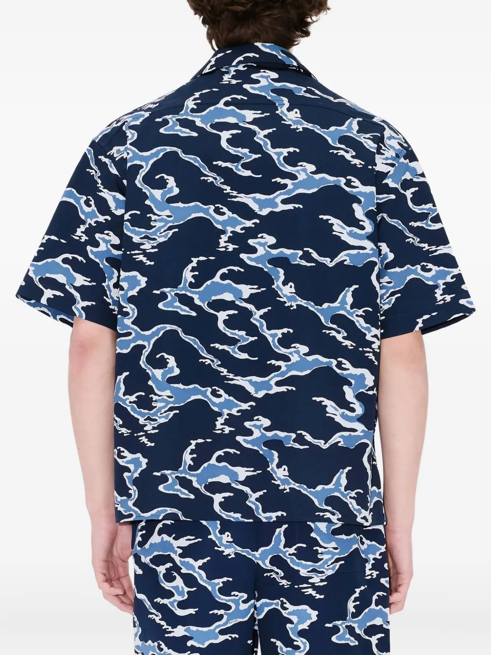 Kenzo Overhemd met print Blauw