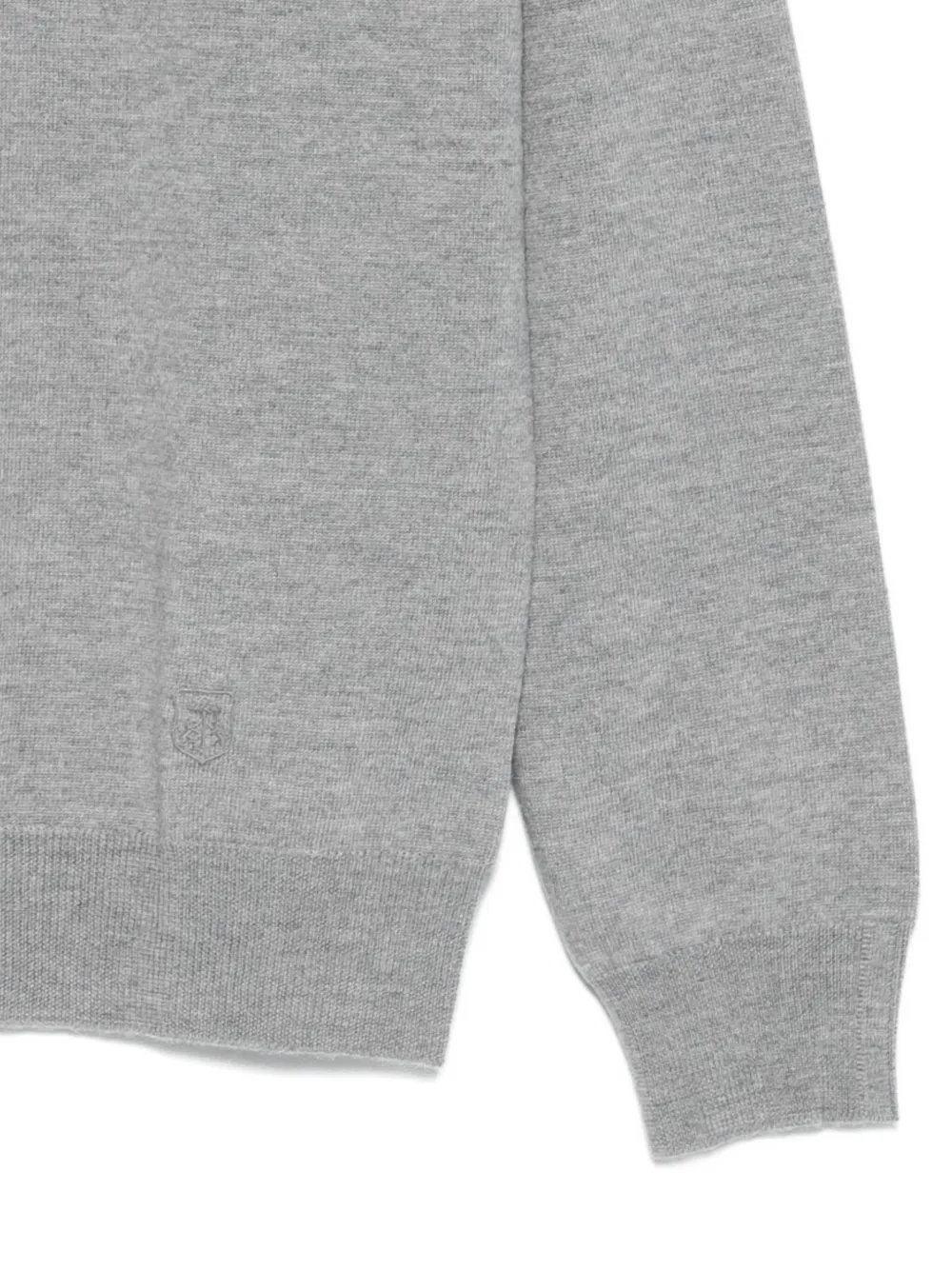 Corneliani Trui met geborduurd logo Grijs