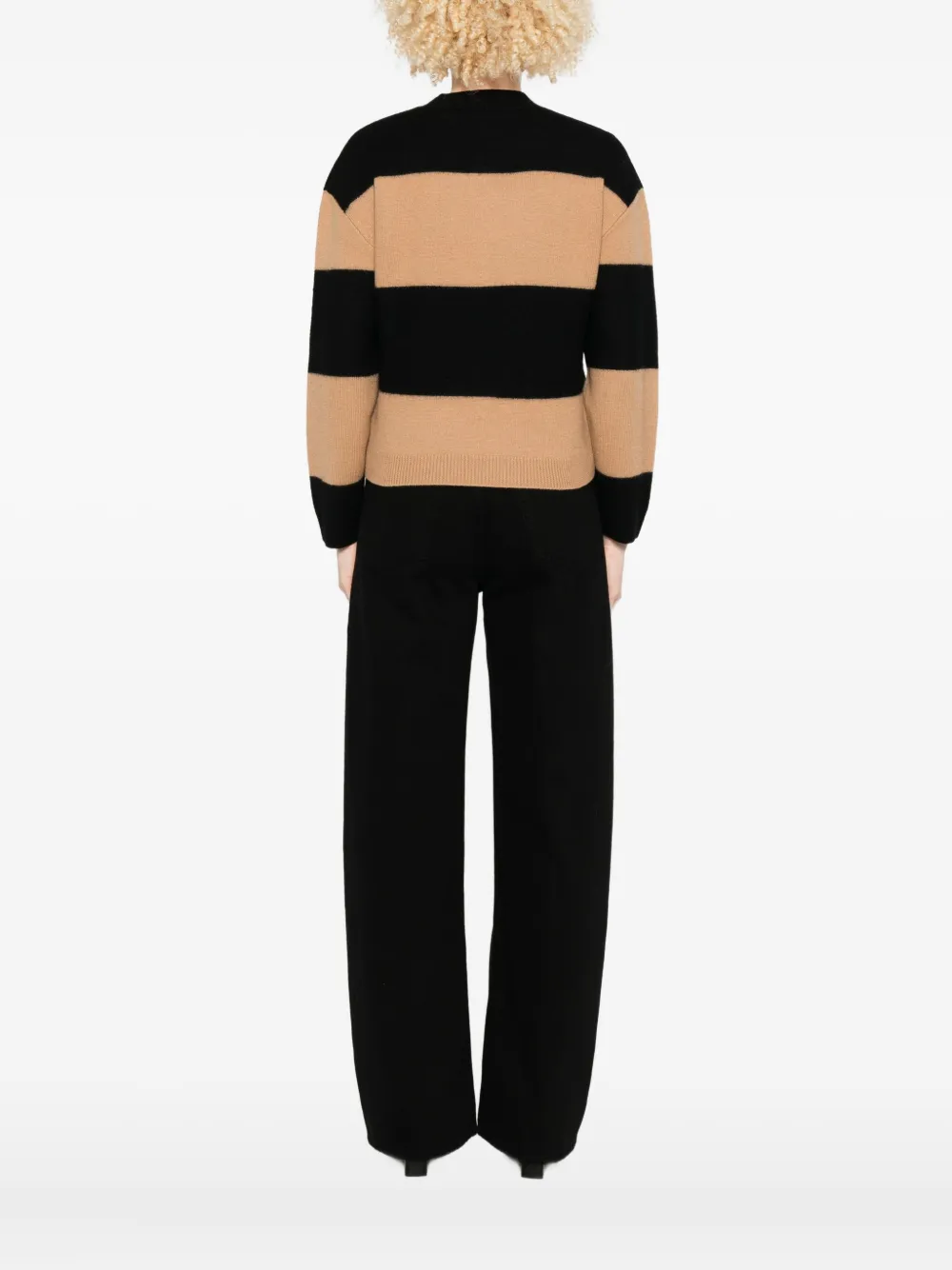 Apc A.p.c. A.p.c. Penny Striped Sweater In Black