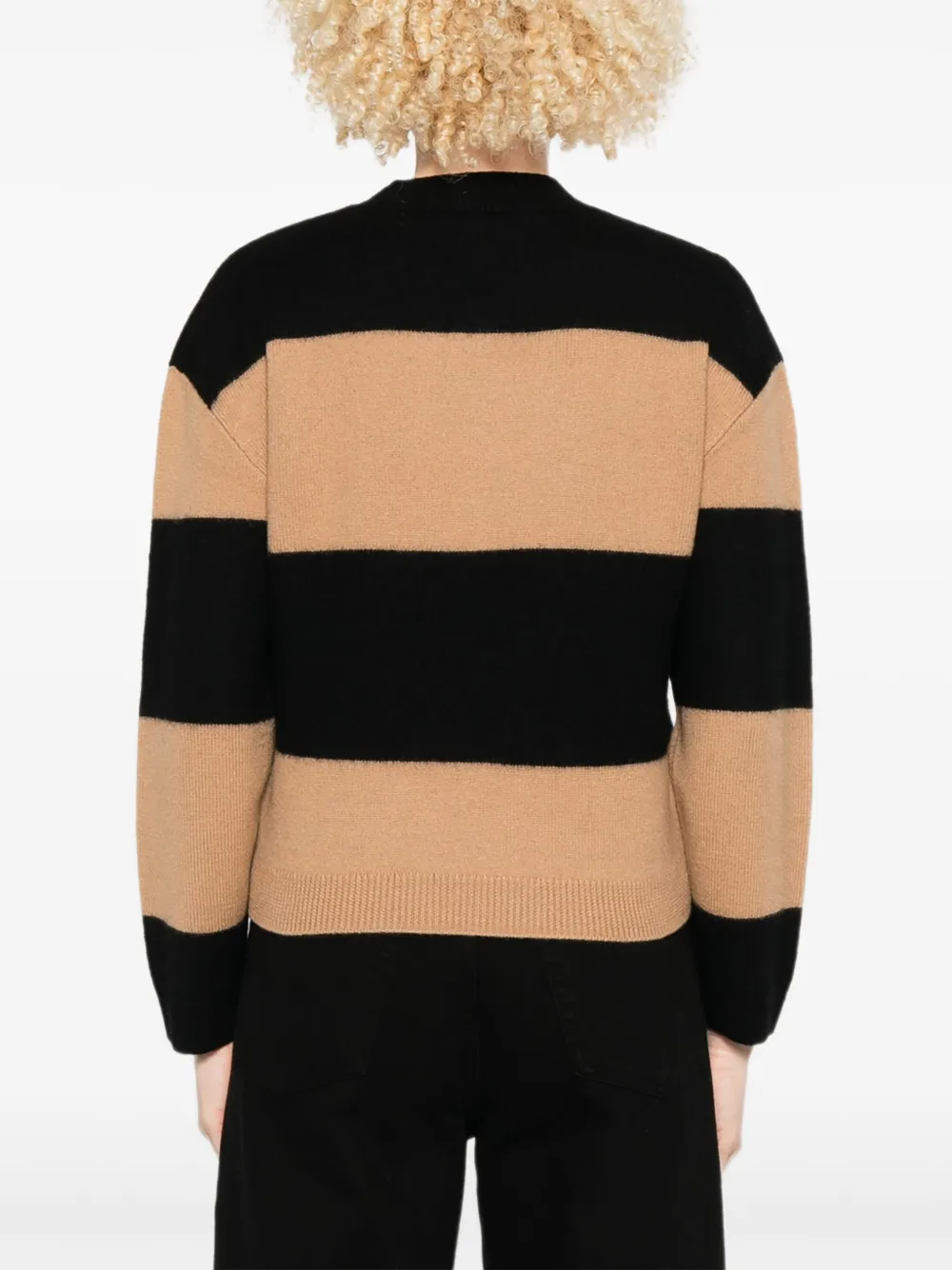 A.P.C. Gestreepte trui Beige