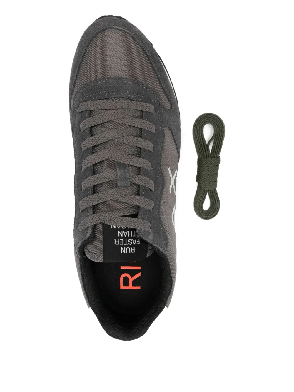 Sun 68 Logo-motif Sneakers In Gray