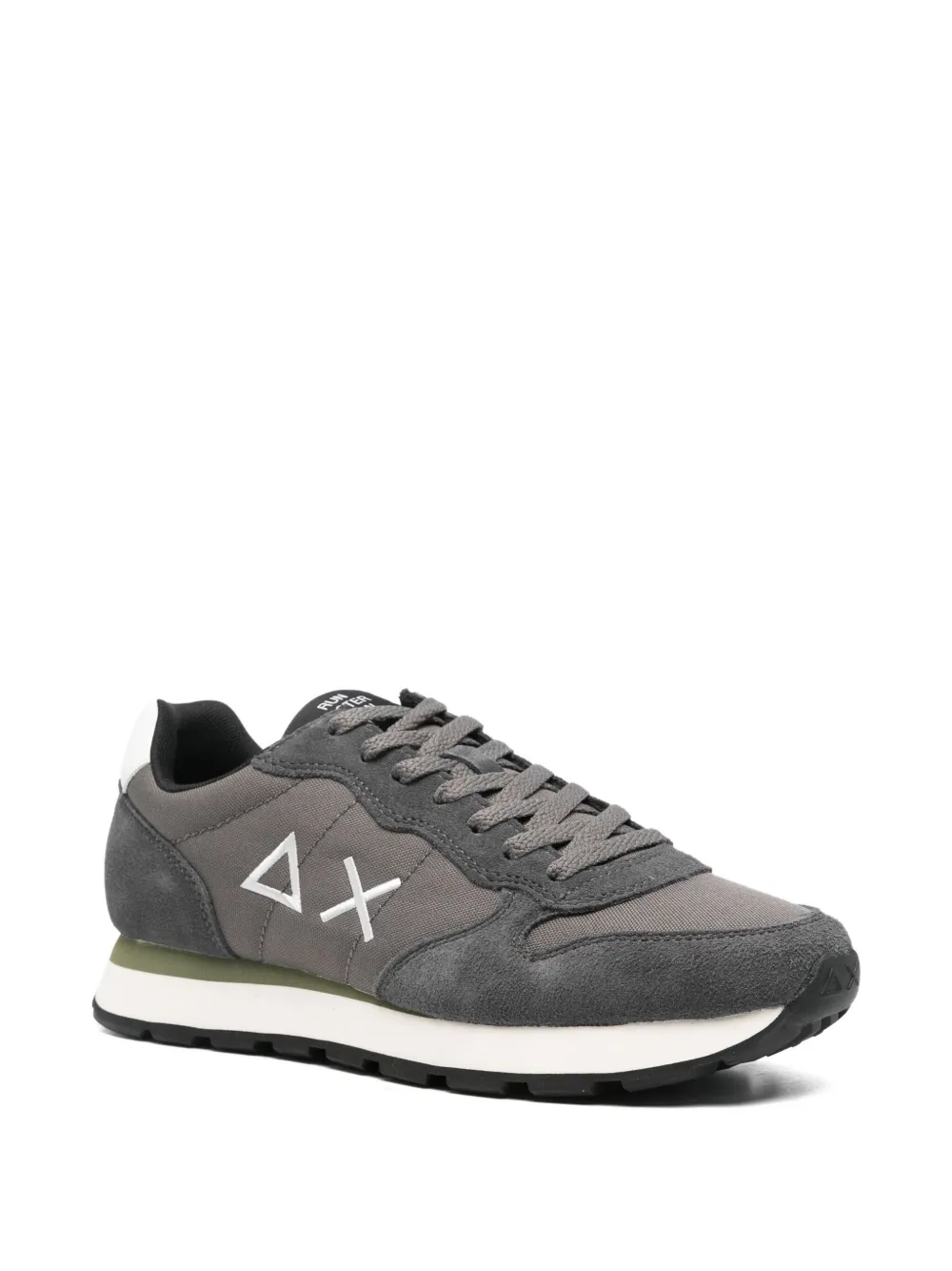 Sun 68 Logo-motif Sneakers In Gray