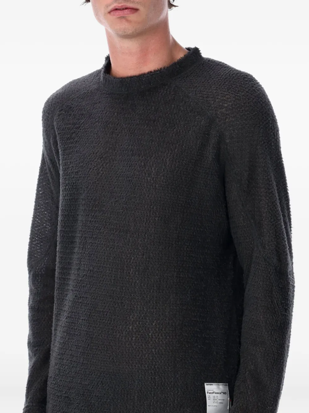 Satisfy Fuzzfleece Ad Long-sleeve T-shirt In Black