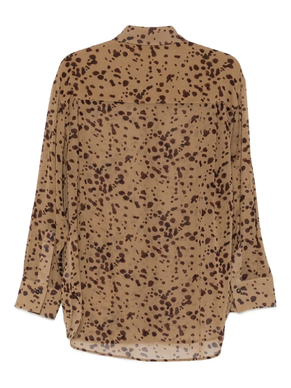 Ferragamo buttoned patterned shirt - Bruin