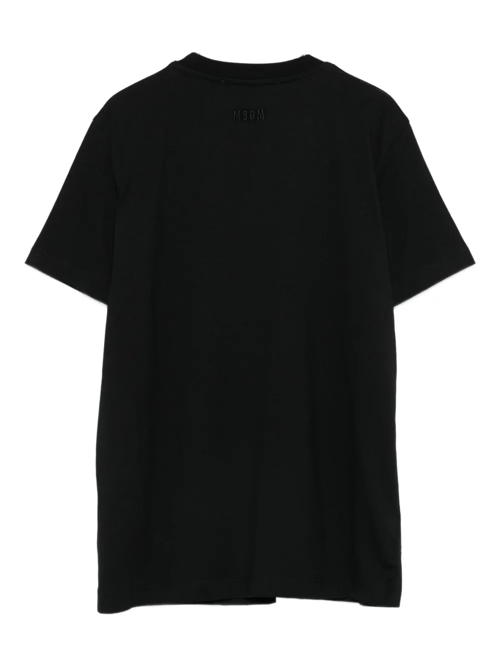 Msgm Rabbit-print T-shirt In Black