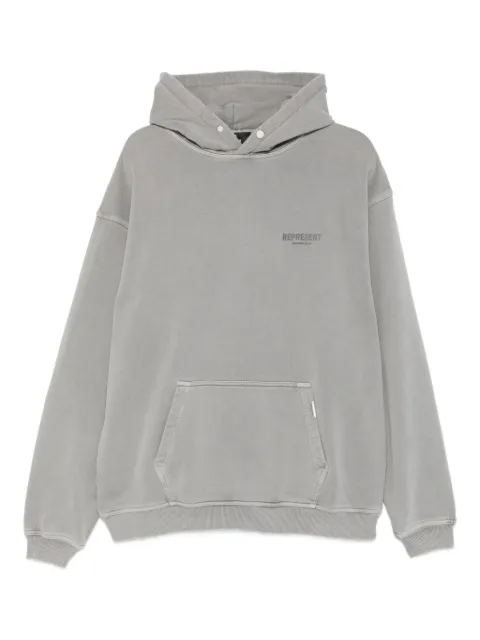 Represent hoodie con logo estampado