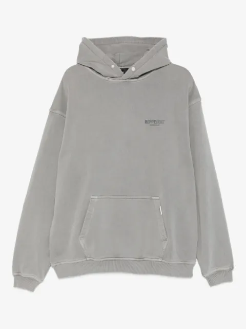 Represent logo-print hoodie