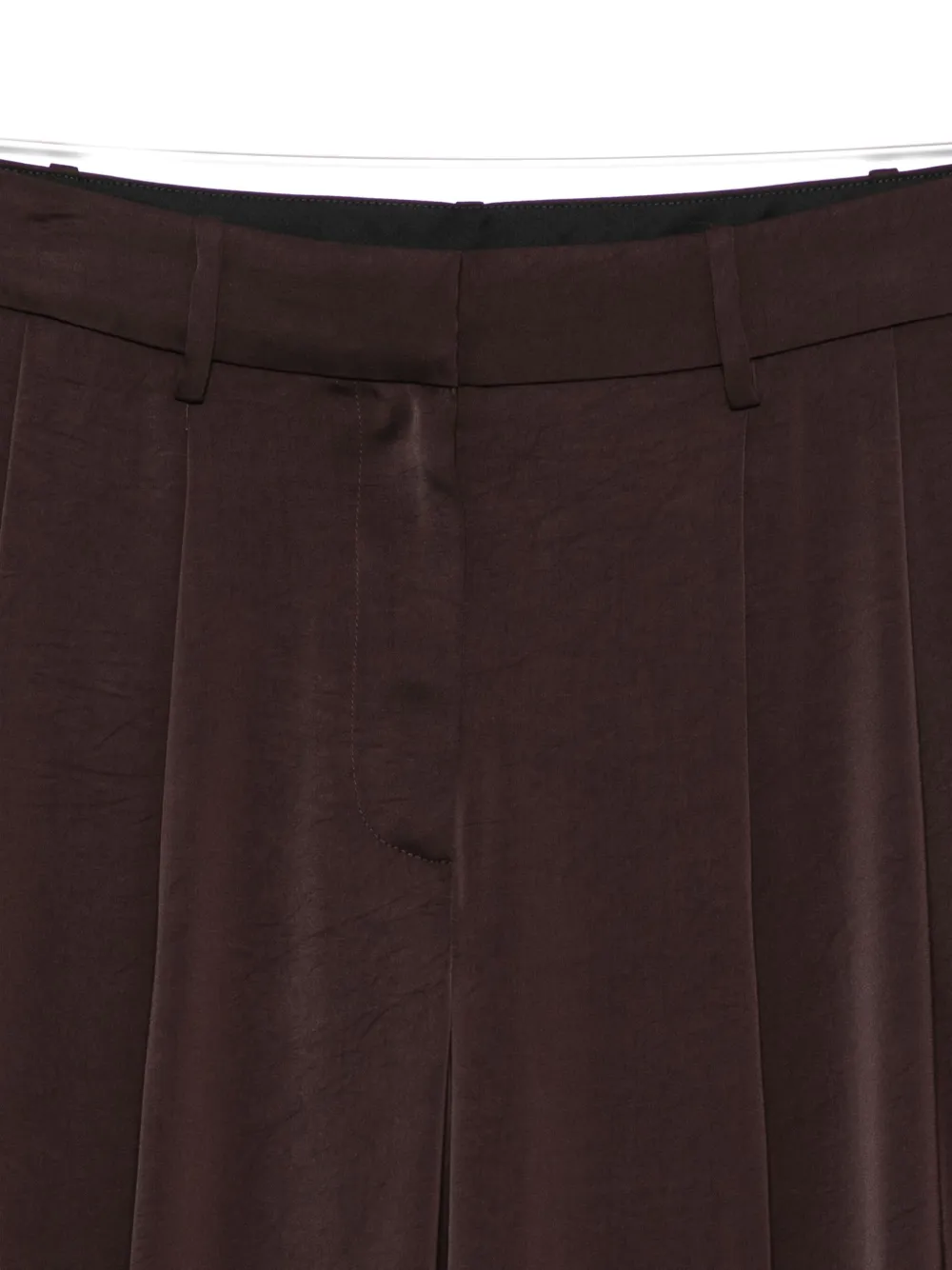 Michael Michael Kors Pleated Trousers In Brown