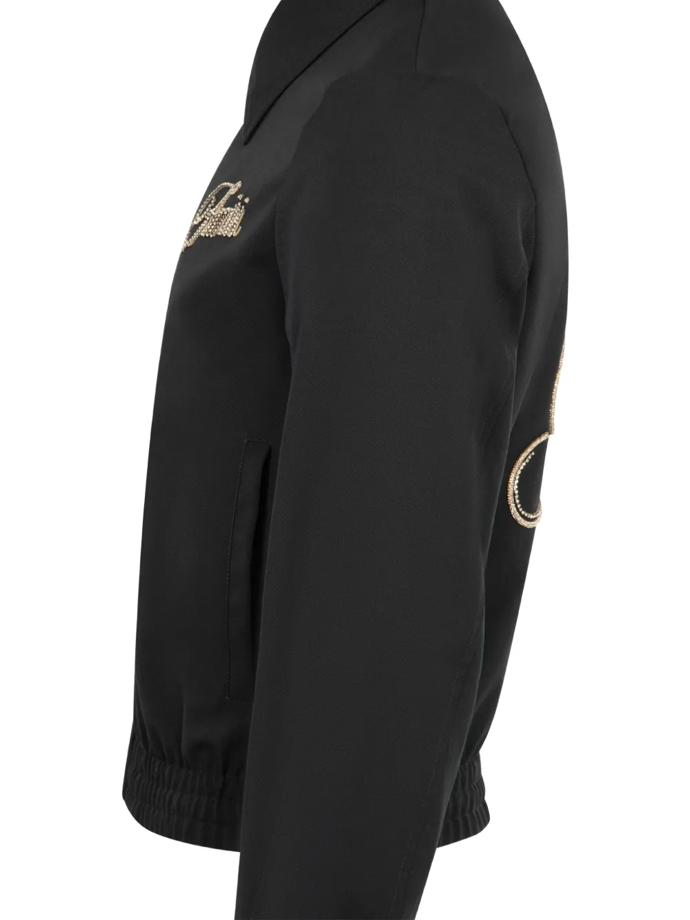 AMIRI Verfraaid jack met lange mouwen Zwart