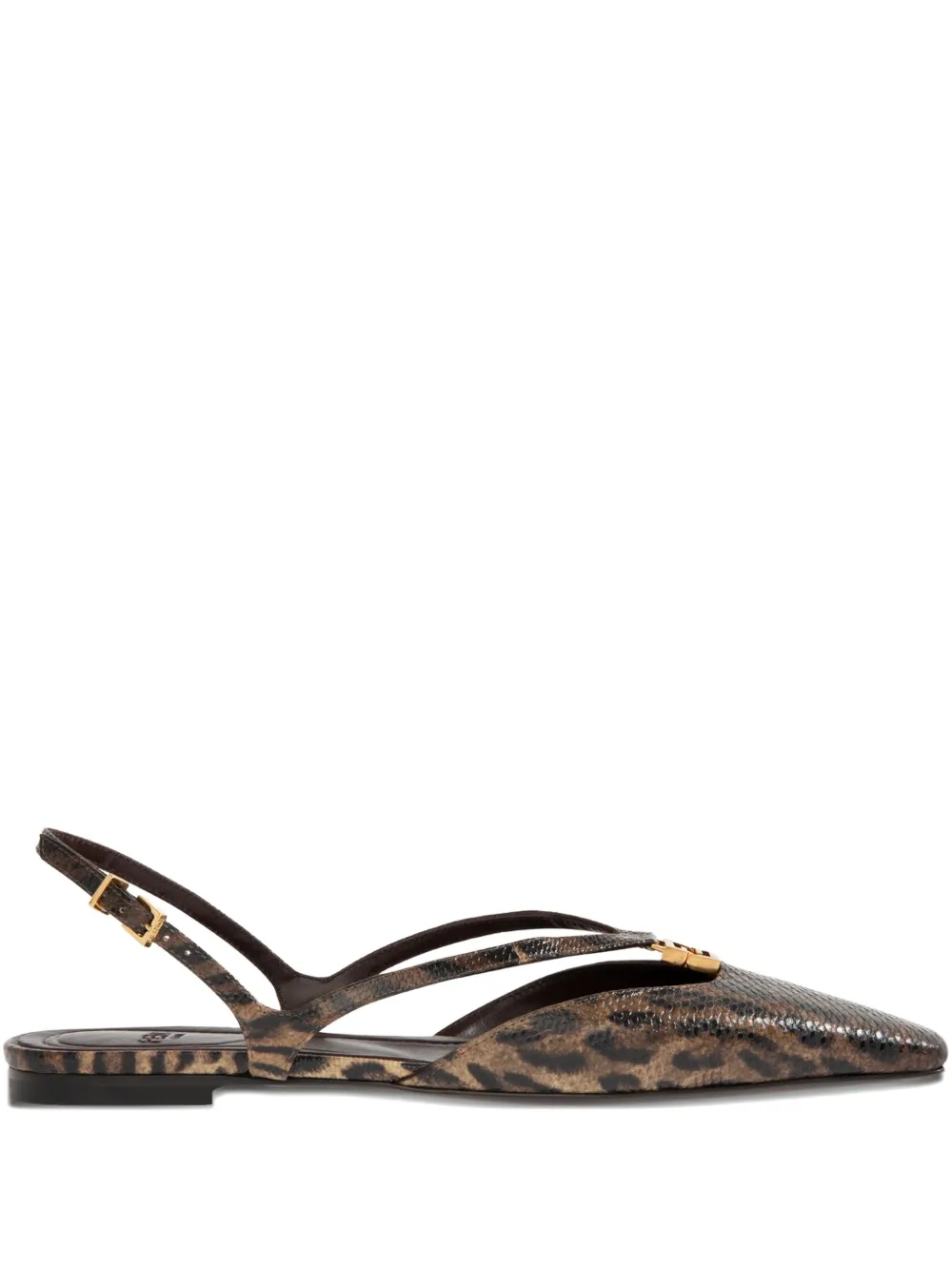 FENDI FFold slingback ballerina's Bruin