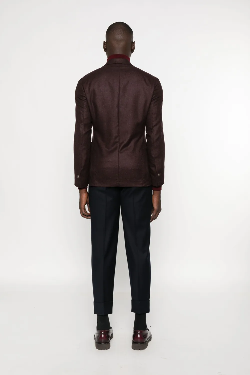 Barba Napoli Patch-pocket Button-front Blazer In Brown