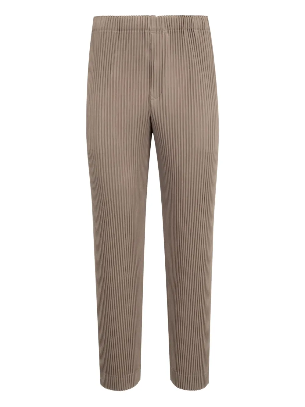 Issey Miyake pleated tailored trousers | Brown | Image 1