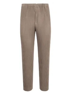 Homme Plissé Issey Miyake Kersey Pleats Trousers | Blue | FARFETCH