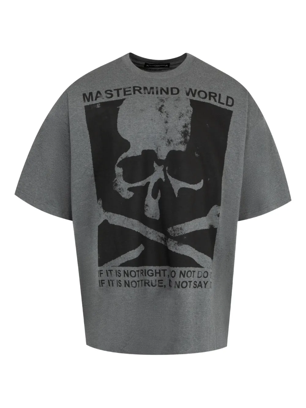 Mastermind World Poster Tシャツ - グレー Mastermind World Poster Tシャツ - グレー