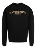 Mastermind World Mirror Logo long-sleeve T-shirt - Black