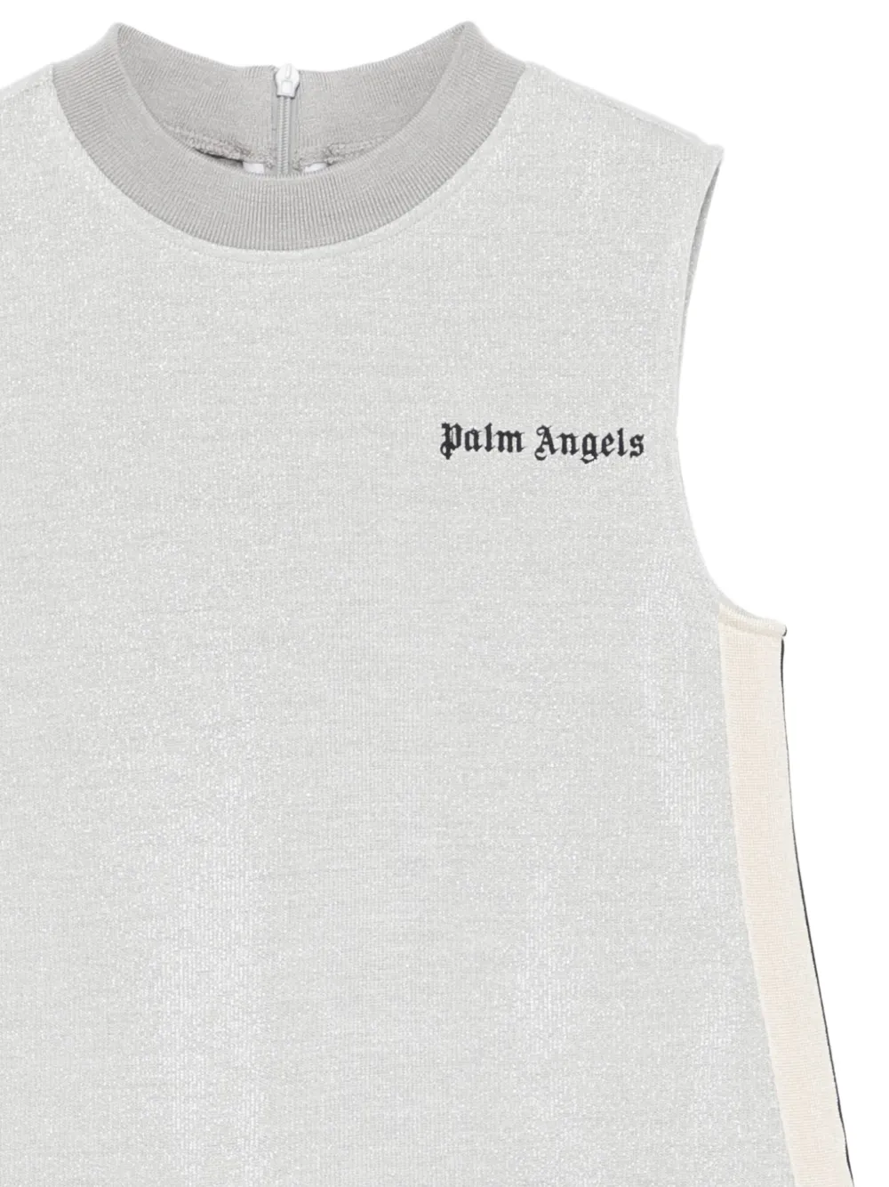 Palm Angels Kids Mouwloze jurk Grijs