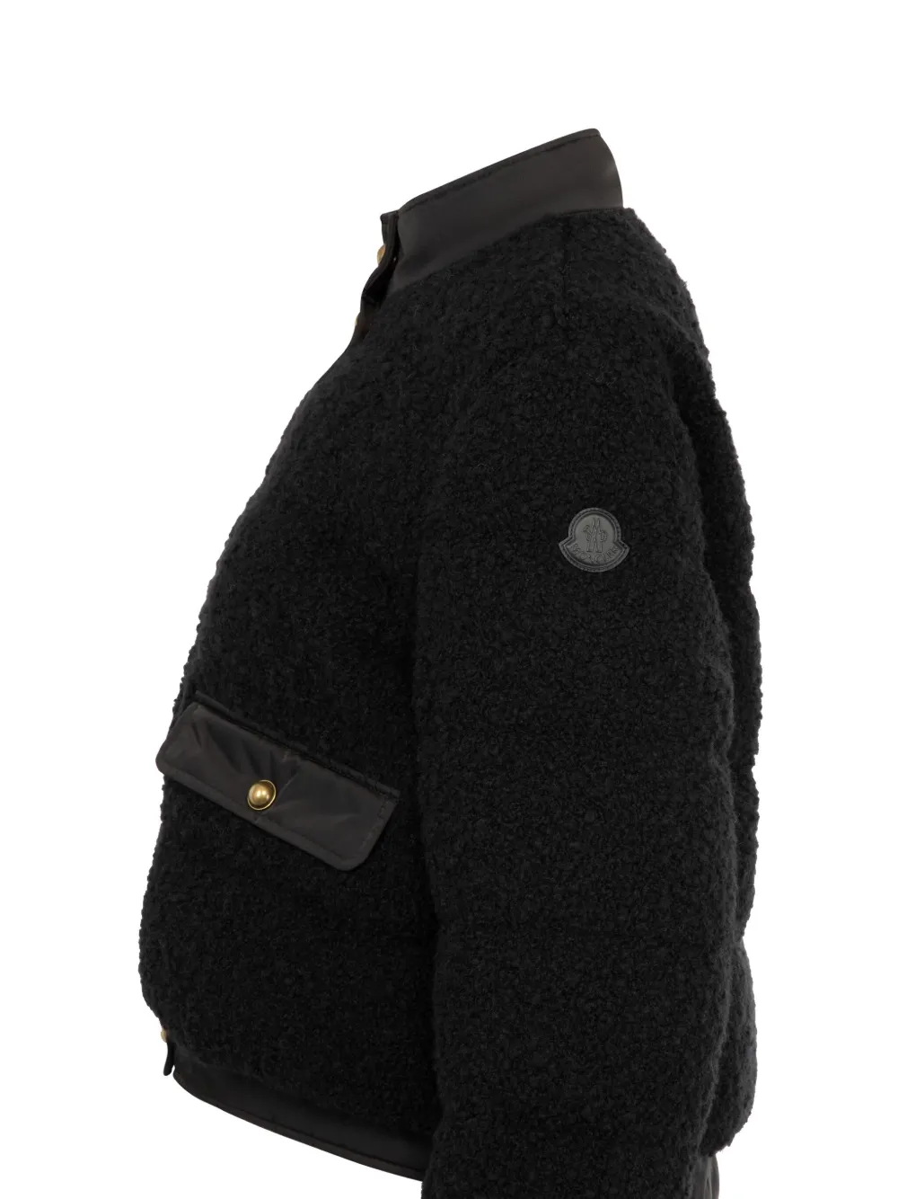 Moncler Blandy jack met drukknoopsluiting Zwart