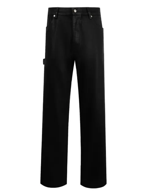 Nahmias waxed baggy jeans