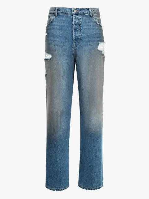Nahmias jeans baggy con efecto envejecido
