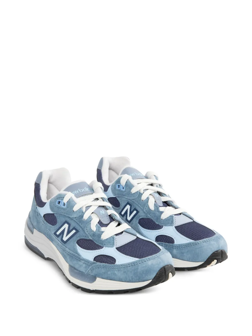 New Balance 992 sneakers met suède vlakken Blauw