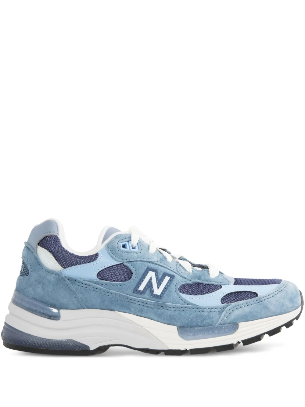 New Balance 992 sneakers met suède vlakken Blauw
