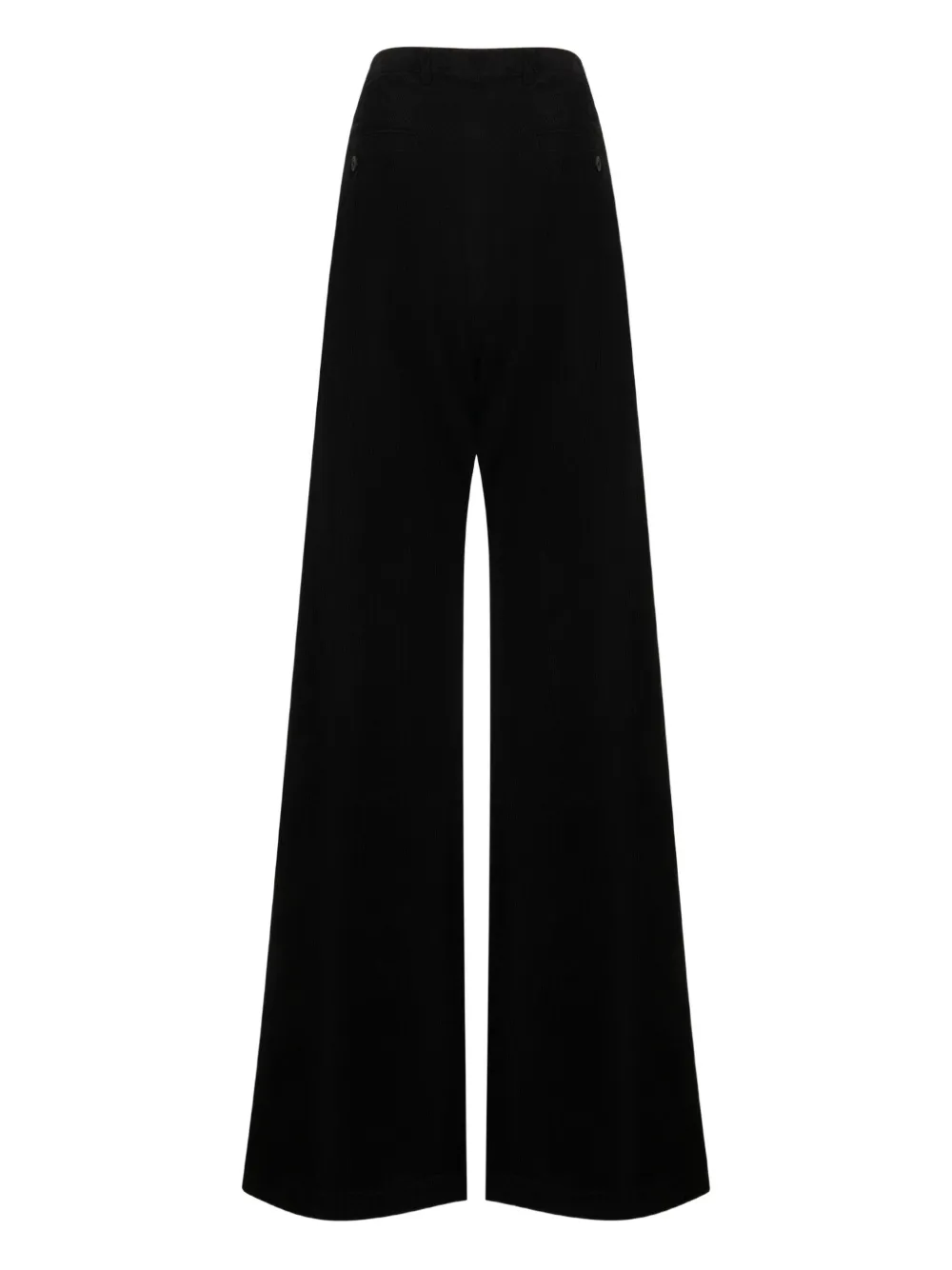 Rick Owens Tailored Wide Belas Pants Black In Black