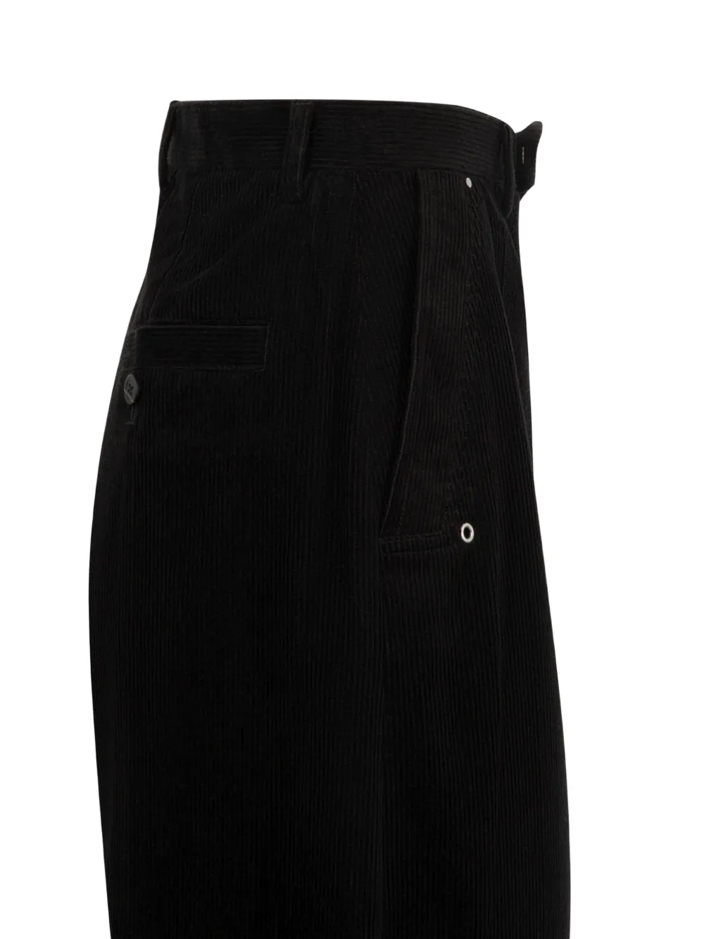 Rick Owens Tailored Wide Belas Pants Black In Black