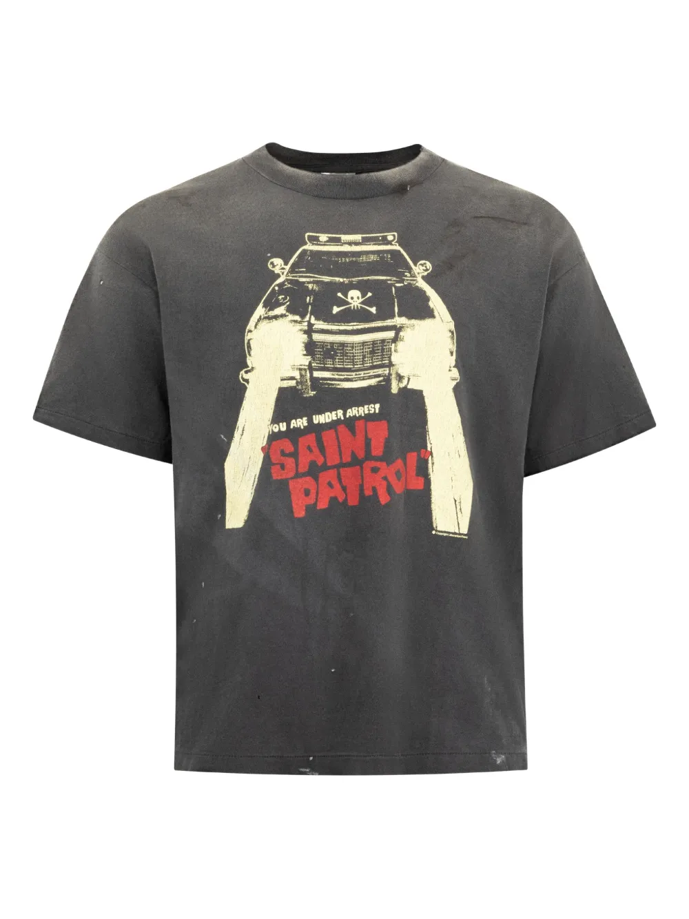 SAINT MXXXXXX Saint Patorol short-sleeve T-shirt | Grey | Image 1